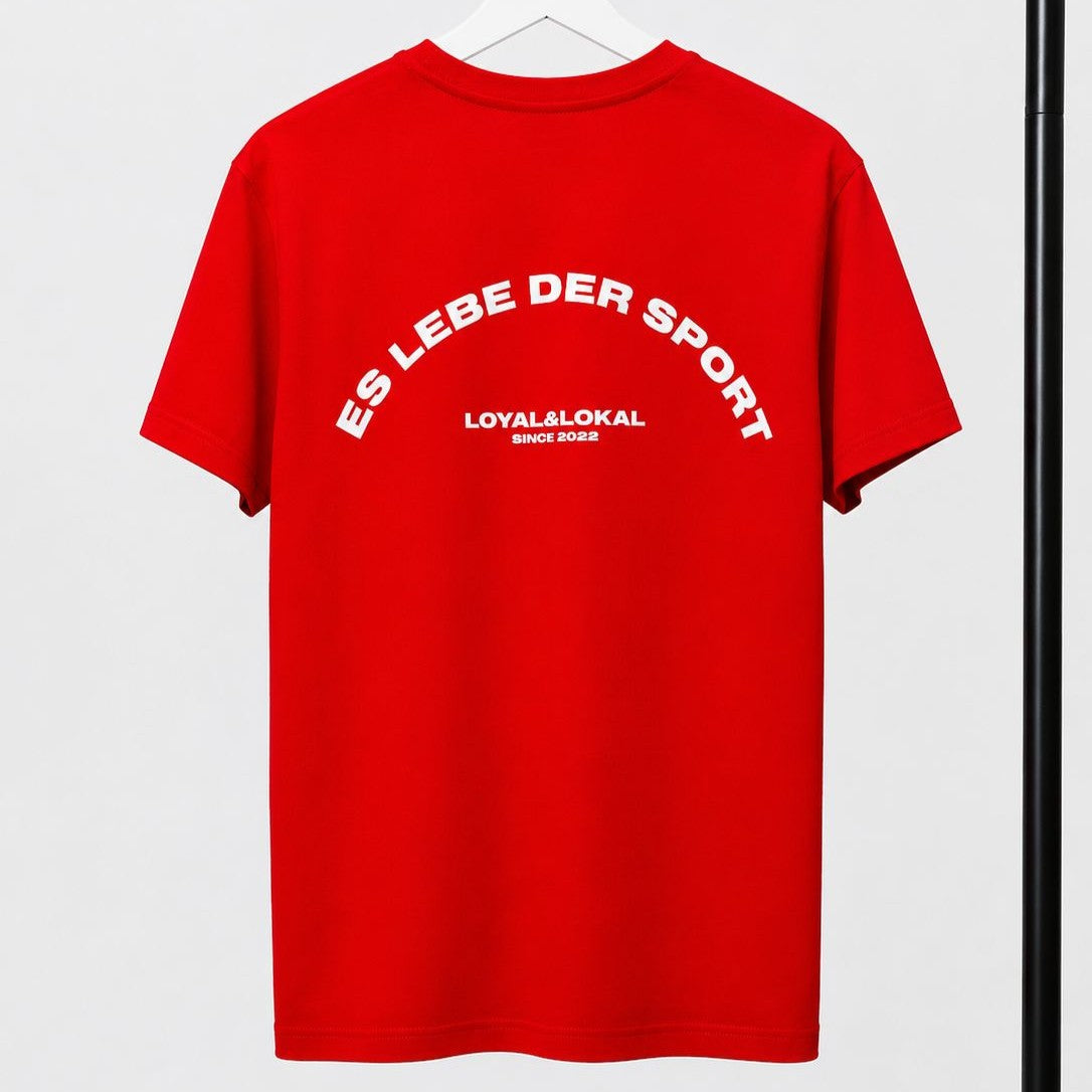 Shirt - Es lebe der Sport - Rot