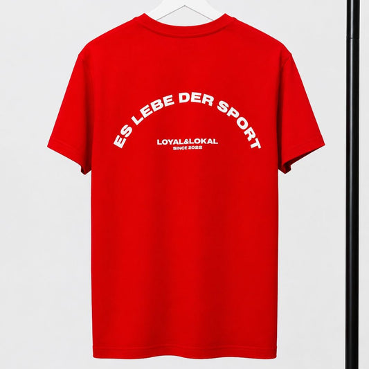 Shirt - Es lebe der Sport - Rot