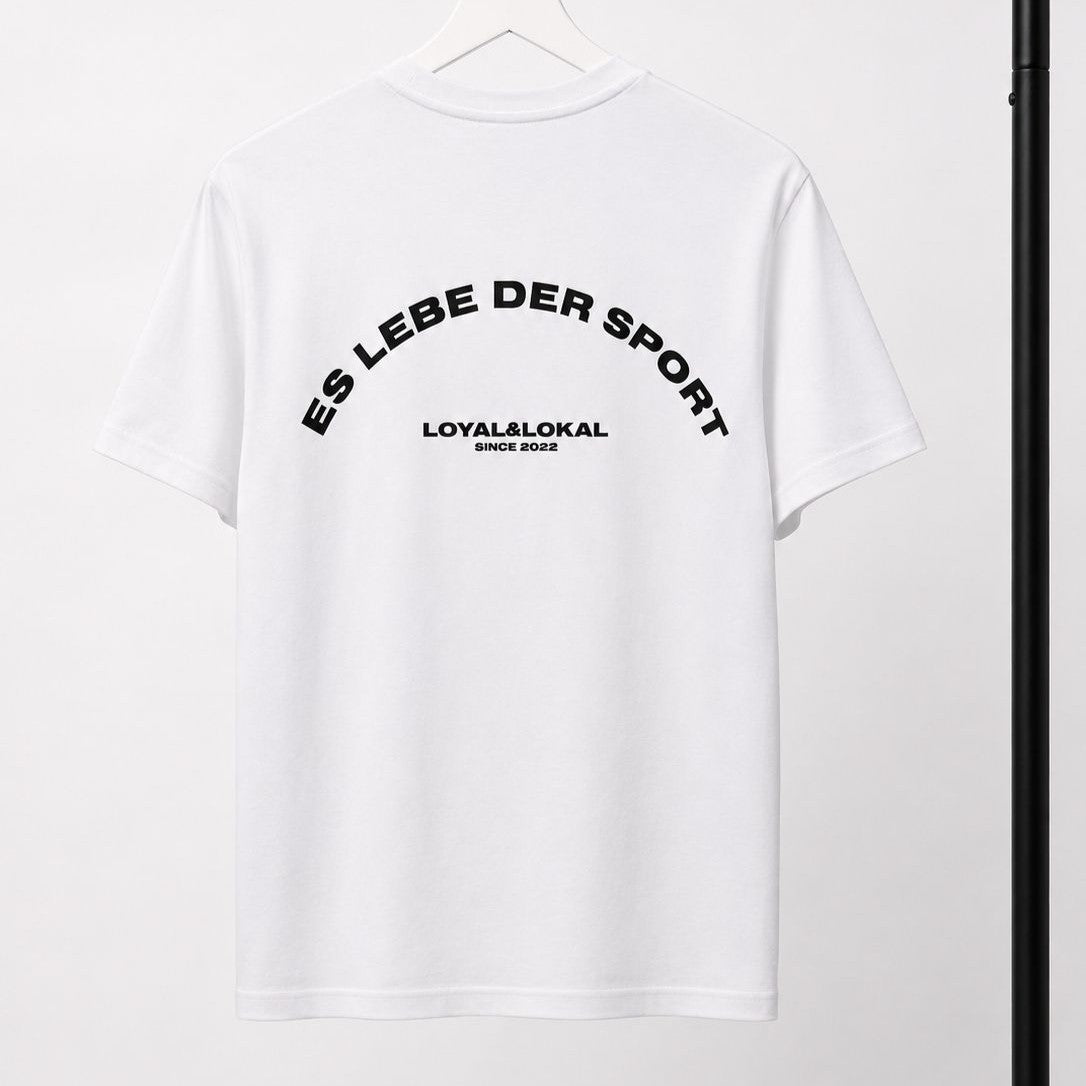 Shirt - Es lebe der Sport - Weiß