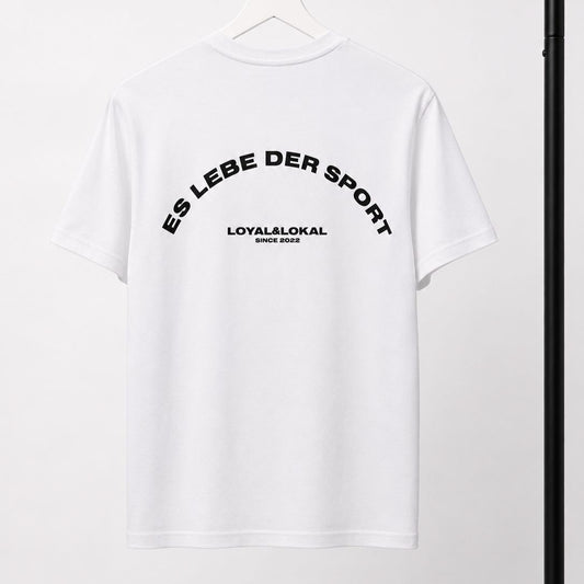 Shirt - Es lebe der Sport - Weiß