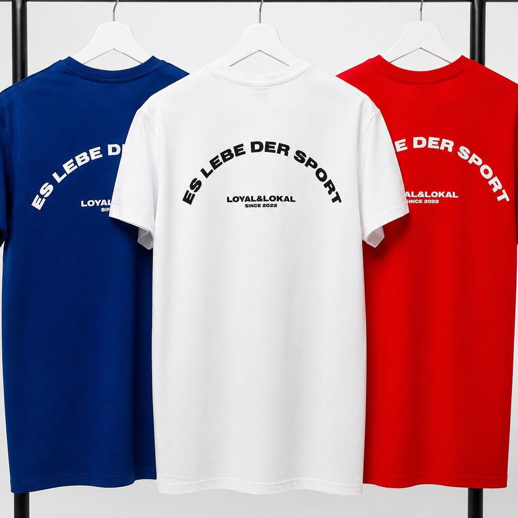 Shirt - Es lebe der Sport - Blau